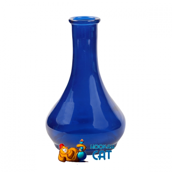 Колба для кальяна Vessel Glass Drops Капля Синяя купить в Москве быстро и недорого - фото 1